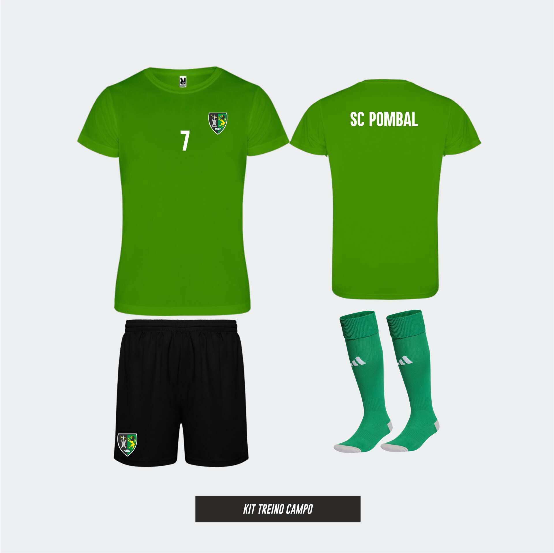Kit Treino Verde | Sc Pombal