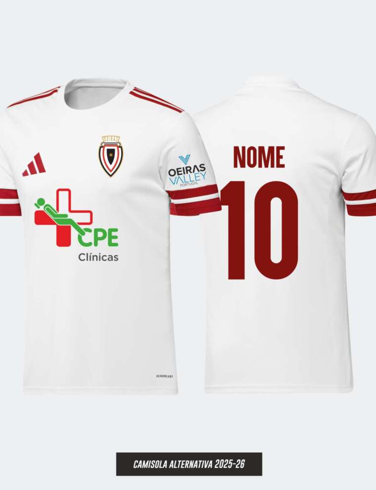Camisola Alter. Séniores 2025-26 AD OEIRAS