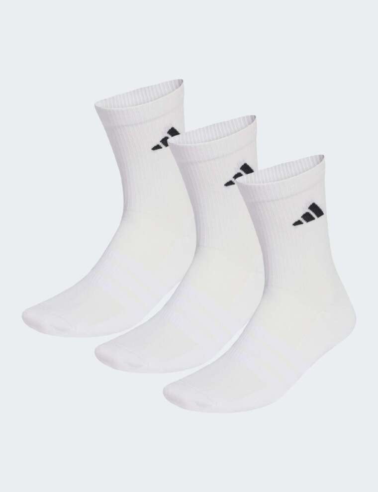 meias adidas enchimento | 1 par brancas